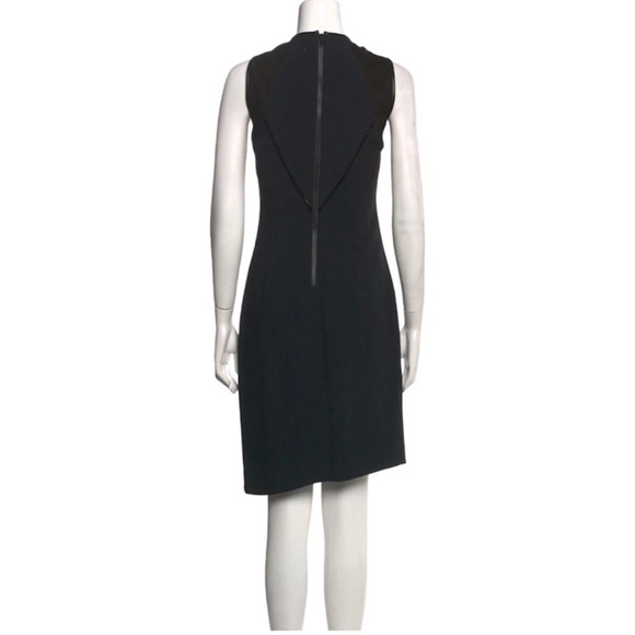 HELMUT LANG Suiting Dress with Leather Trim - Picture 3 of 11
